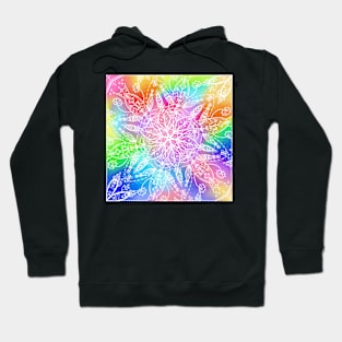 rainbow mandala Hoodie